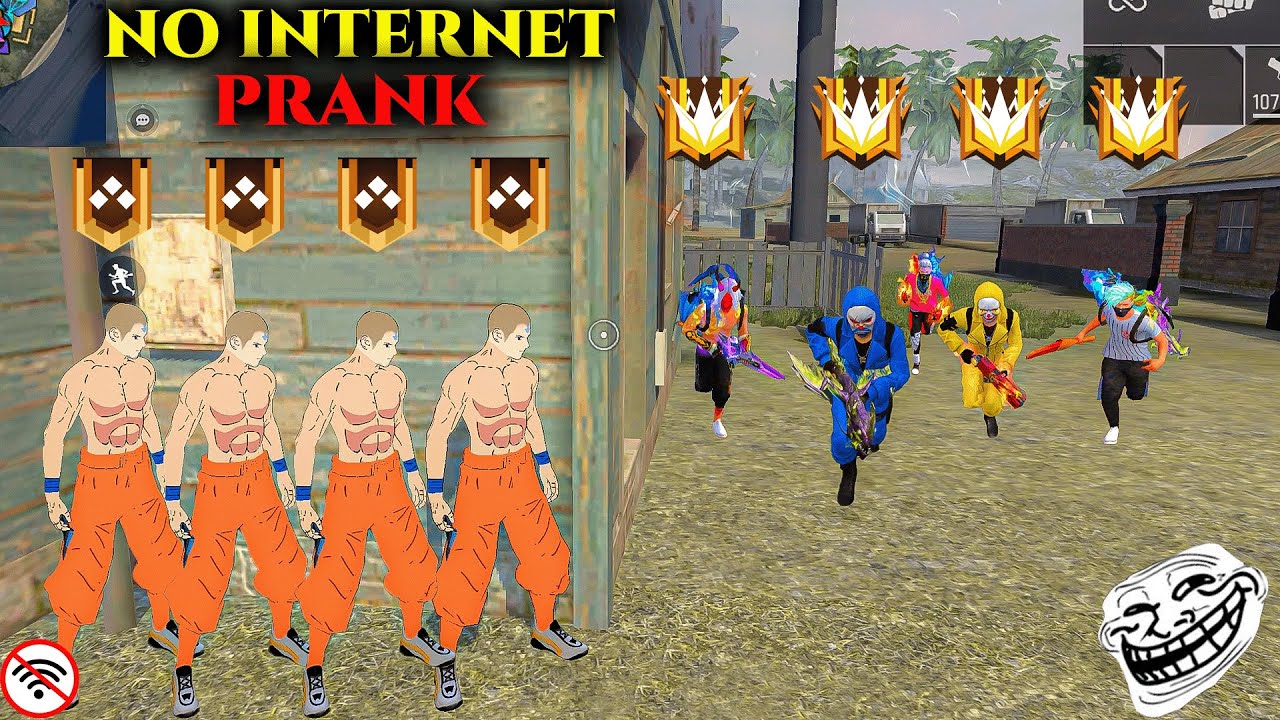 NO INTERNET PRANK 😂 | Free Fire Funny Gameplay 2025 | NADIYA FF