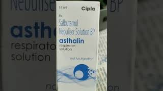 Salbitamol Nebuliser solutions, used for chronic asthma patients only, twice in a day for 5 to 15 da