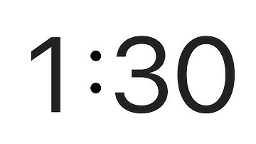 1 Minute 30 Second Timer (90 Seconds)