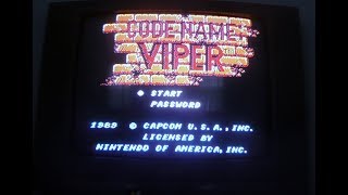 Полное прохождение денди ( Dendy, Nes ) - Code Name: Viper / Кодовое имя: Viper