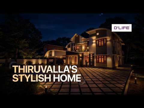 A Perfectly Crafted Home in Thiruvalla | D'LIFE Interiors