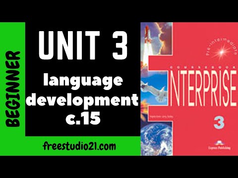 Enterprise Pre-Intermediate | SB | Unit 3 Language Development с.15