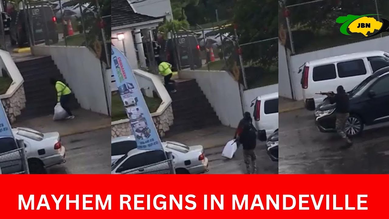 WATCH: Beryllium Guards R0BBED At Scotia Bank In Mandeville/JBNN