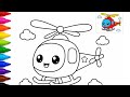 🎨Cute helicopter drawing 🚁✨ Easy for kids #helicopterdrawing #kidsdrawing #easydrawing#art#ytshorts 