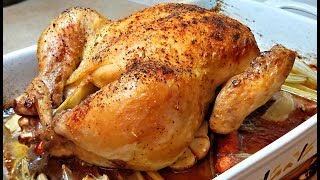 Today i decided to show you guys how make a complete roasted chicken
dinner. start with brining the chicken, roasting potatoes and ...