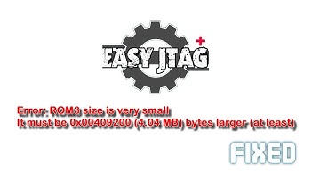 EasyJtag eMMC Plus V2 OPPO New eMMC Firmware "error: ROM3 size is very small" Fixed