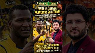 PSL 2026 Final: Peshawar Zalmi vs Hyderabad Kingsmen | Who Will Win? 🏆 #PSL11#shorts#cricketshorts