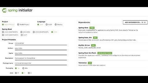1 springboot dependencies + structure description part 1