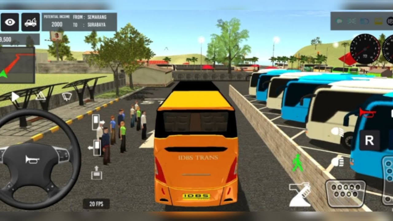 IDBS Bus Simulator|Ferry crossing| transport by ship Bus Driving Games| Android gameplay|IDBS 2021|