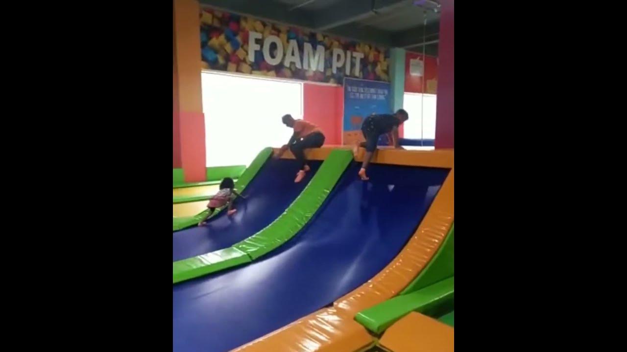 Sky Jumper Trampoline park amusement park of tricity Zirakpur
