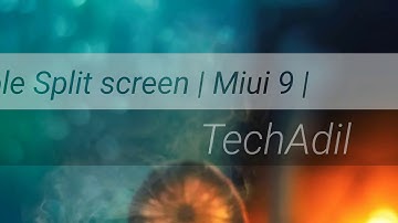 Enable Split screen | Miui 9 devices | Redmi Note 4 |