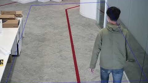 falling down detection by Hikvision AI camera