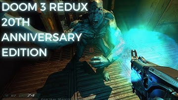 Doom 3 Monorail Skybridge Walkthrough - Mod Redux -🎧