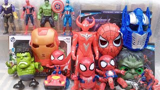 Unboxing 20 Spider-Man, Hulk smash, Captain Amerika, Automan Robot, Thanos, Batman dan Ironman