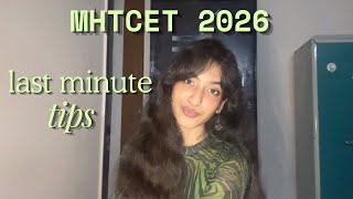 All the Best for MHT CET!! – Last Minute Tips
