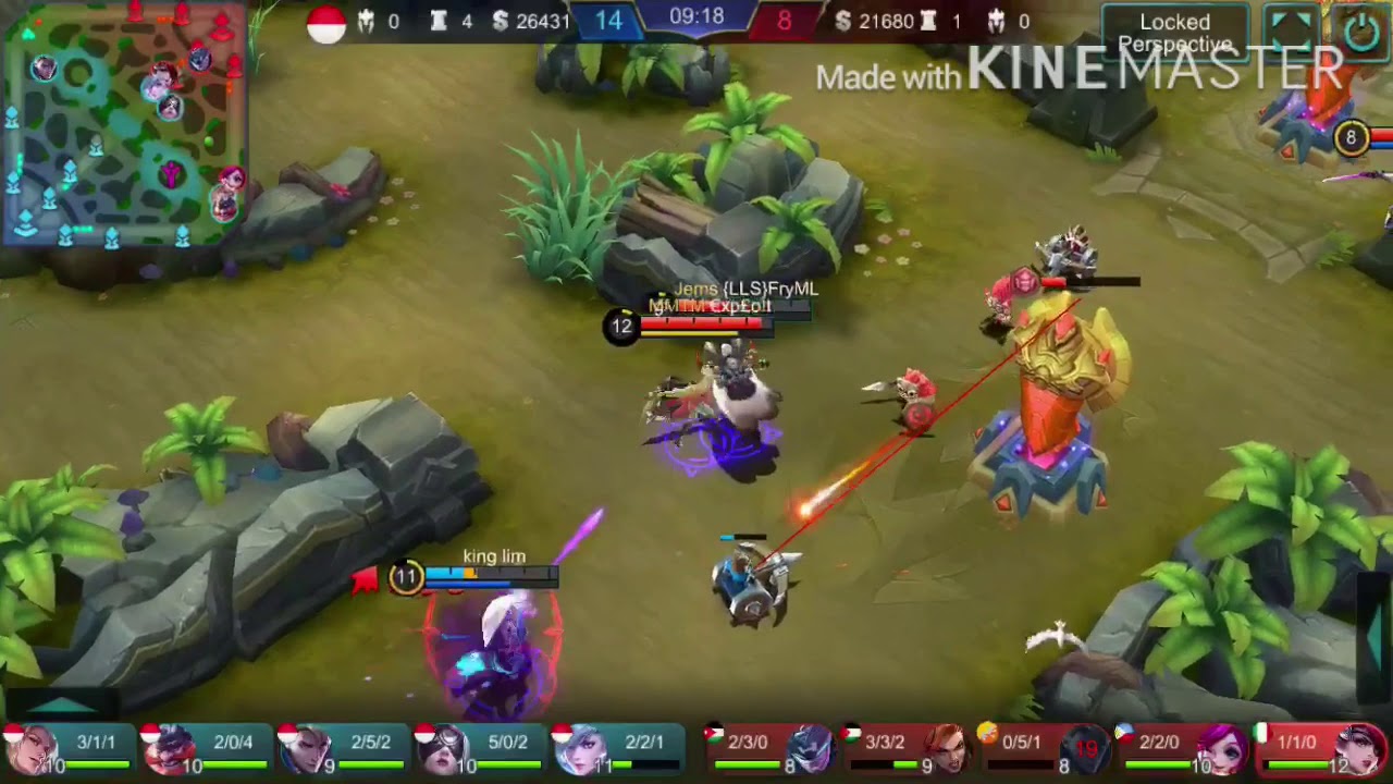 Mobile Legends - Full Lesley Hyper Solo Carry And Maniac Gameplay