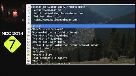 Venkat Subramaniam   Towards an Evolutionary Architecture Mobile clip1