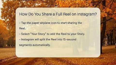 How Do You Share a Full Reel on Instagram? - Everyday-Networking