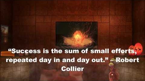 “Success is the sum of small efforts, repeated day in and day out ” – Robert Collier