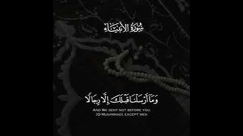سورة الانبياء القارء الشيخ احمد النفيس#القرآن_الكريم #quran #راحة_نفسية #لايك #اكسبلور #فلسطين #غزة