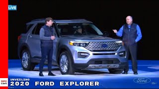 2020 Ford Explorer Unveiling 2020 Ford Explorer Unveiling