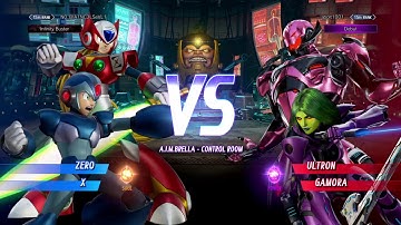 MARVEL VS. CAPCOM: INFINITE PS4 HD - ONLiNE RANKED - MEGAMAN X & ZERO VS GAMORA & ULTRON GGAME