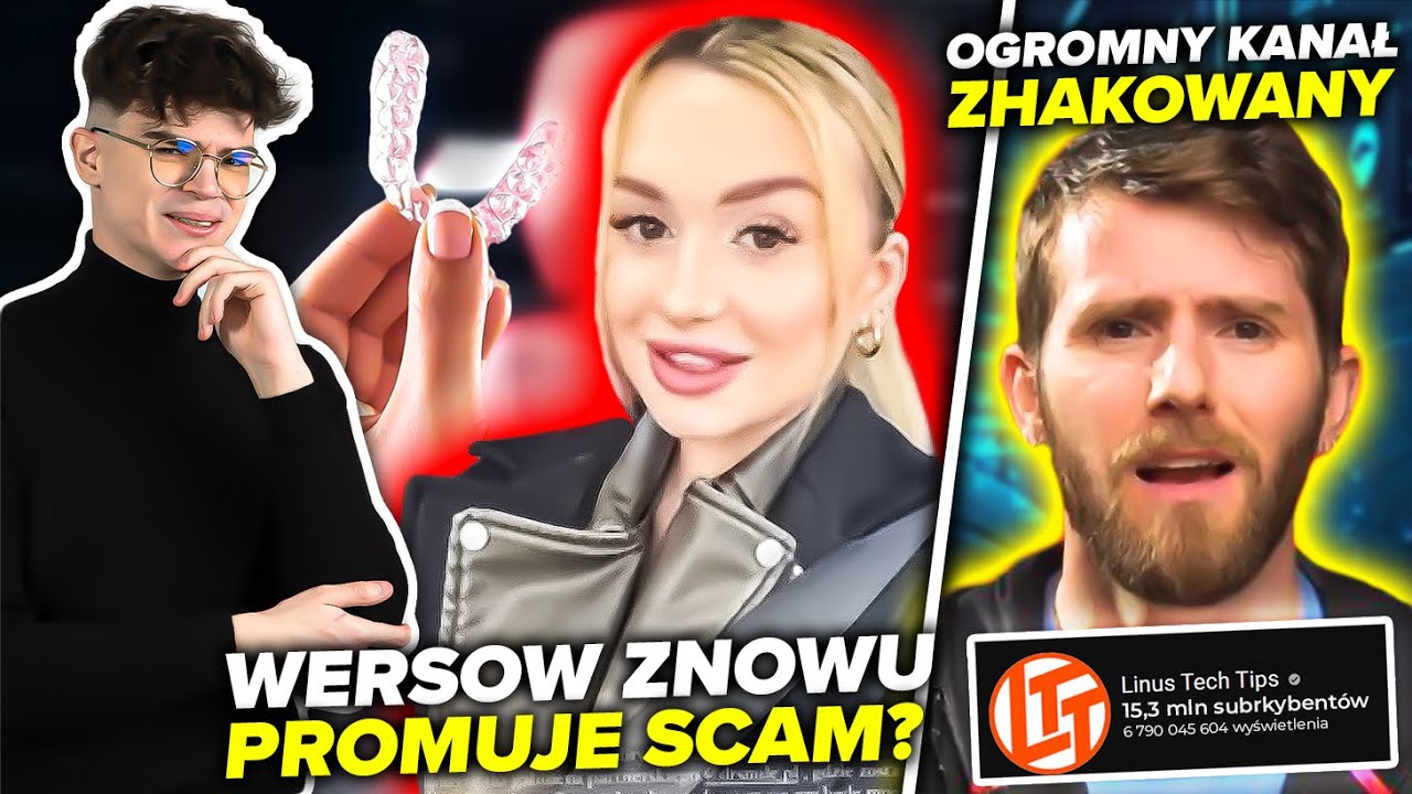 POLSKIE INFLUENCERKI ZNOWU PROMUJĄ SCAM? (WERSOW, COUNTER STRIKE 2, LINUS TECH, CASEY NEISTAT)