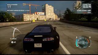 NEED FOR SPEED THE RUN/Chris Rado's Toyota Supra vs Marcus Blackwell's Aston Martin ONE-77