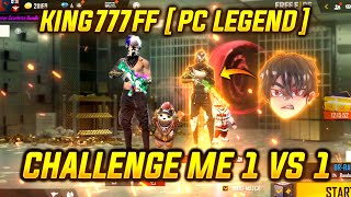 KING 777 FF [Pc Legend] Challenged Me🤬|| Op Gameplay🔥|| GARENA FREEFIRE TELUGU❤️|| screenshot 5
