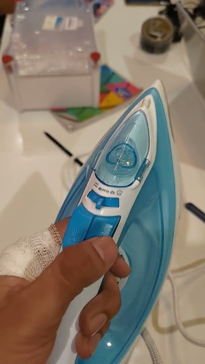 Philips iron for all types of clothes, with water spray #short #iron