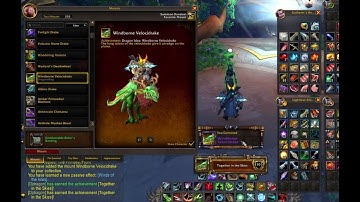 WoW Dragonflight│WINDBORNE VELOCIDRAKE│2nd Dragon Riding Mount