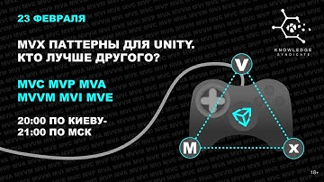 MVx паттерны в Unity. Кто лучше всех? ⚡️ MVC MVP MVA MVVM MVI MVE