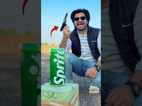 Air Gun Vs Sprite Can #shorts #experiment #mrdastan003
