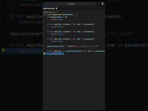 Creating a Password