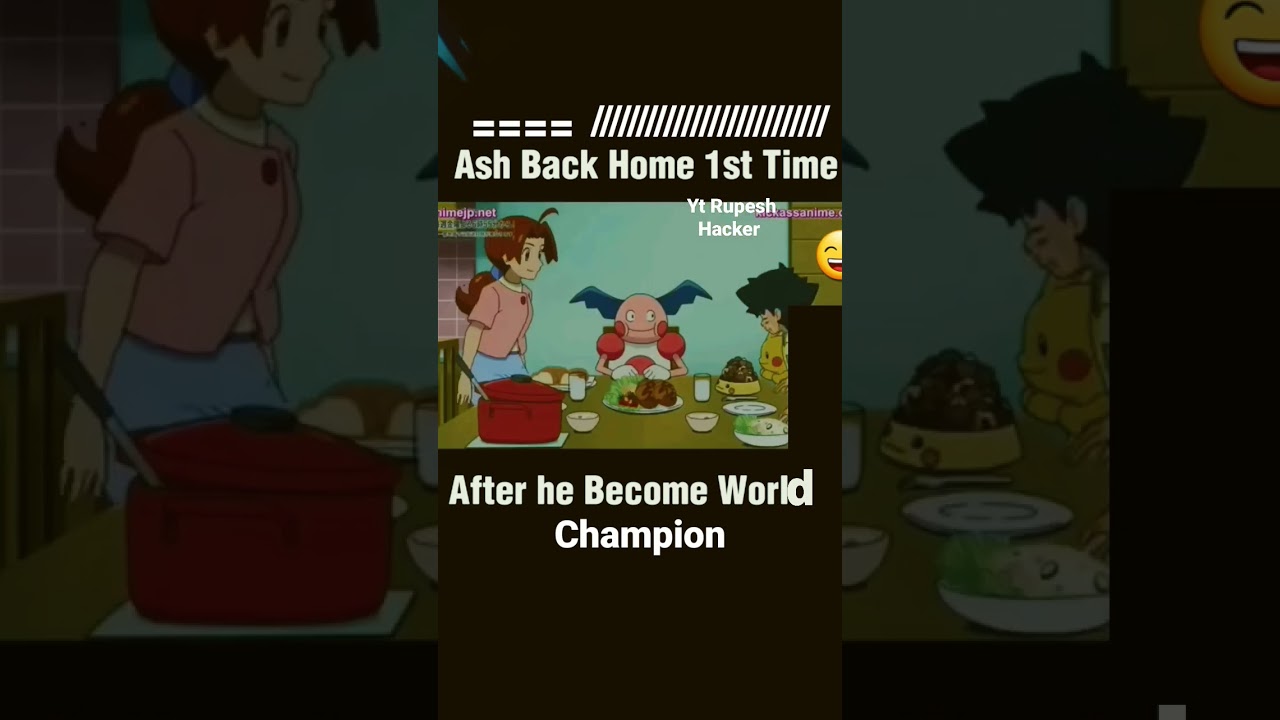 Ash Back Home After He Become World Champion👑 