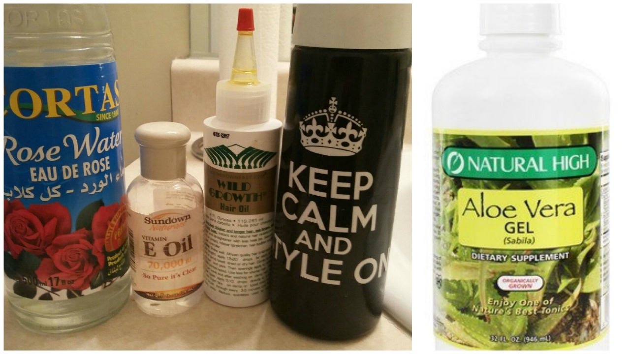 Products I Use on My Locs Rosewater; Wild Growth Oil & more YouTube