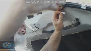 PROTECTIVE PLASTICS - FITMENT OF BONNET PROTECTOR TO ISUZU D-MAX