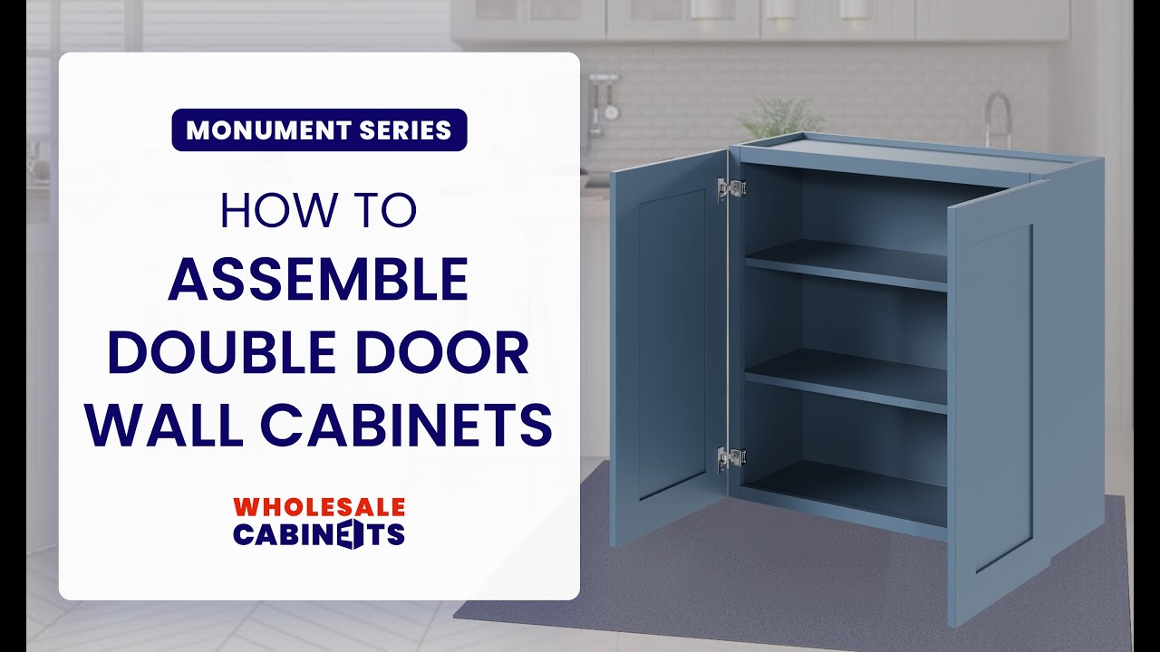 Monument Series - How to Assemble Wall Cabinets - YouTube