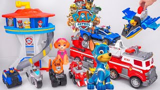 Paw Patrol Unboxing Collection Review |Paw Patrol Lookout tower Set | Fire Truck | Marshall ASMR