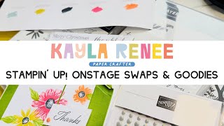 Im Back From Onstage - Sneak Peeks & Goodies
