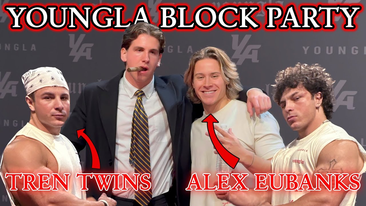 MEETING ALEX EUBANKS AND THE TREN TWINS AT YOUNGLA BLOCK PARTY