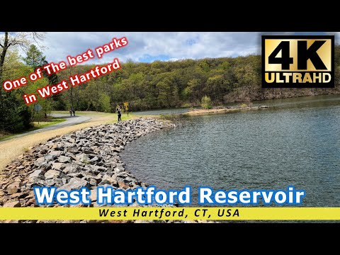 West Hartford Reservoir in 4K - The best park in West Hartford [4K VIDEO], CT, USA