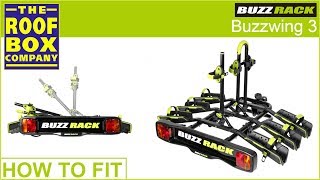 BUZZ RACK Buzzwing 3- Tow bar bike carrier - How to fit