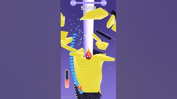 Amazing stackball satisfied gameplay Lv 475-476 #stackball #shorts