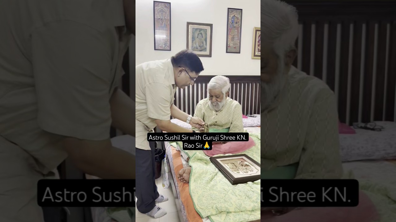 Astro Sushil Sir Meet with Legendary Shree KN. Rao Sir at his residence 🙏 