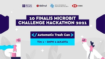 Automatic Trash Can ide inovasi digital dari tim 1 SMPN 2 JAKARTA