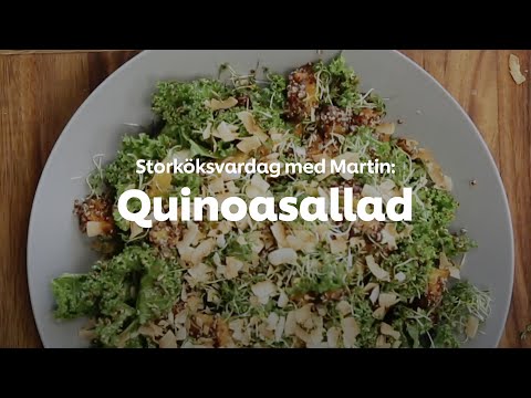 Video: Quinoasallad Med Minitioarmad Bläckfisk