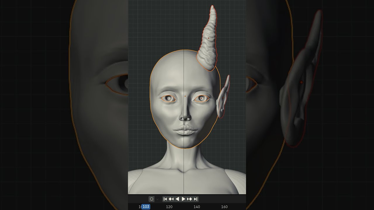 Built The Monster #3dcharacter #3danimation #blender #3dsculpting #3dmodeling #3dart #monster #art