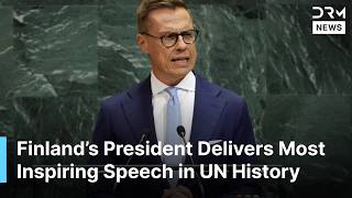 Finland’s President Delivers Most Inspiring, Powerful UN Speech Yet on Multipolar World Order | AC1G