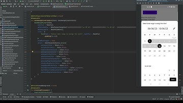 DateRangePicker Using Jetpack compose.